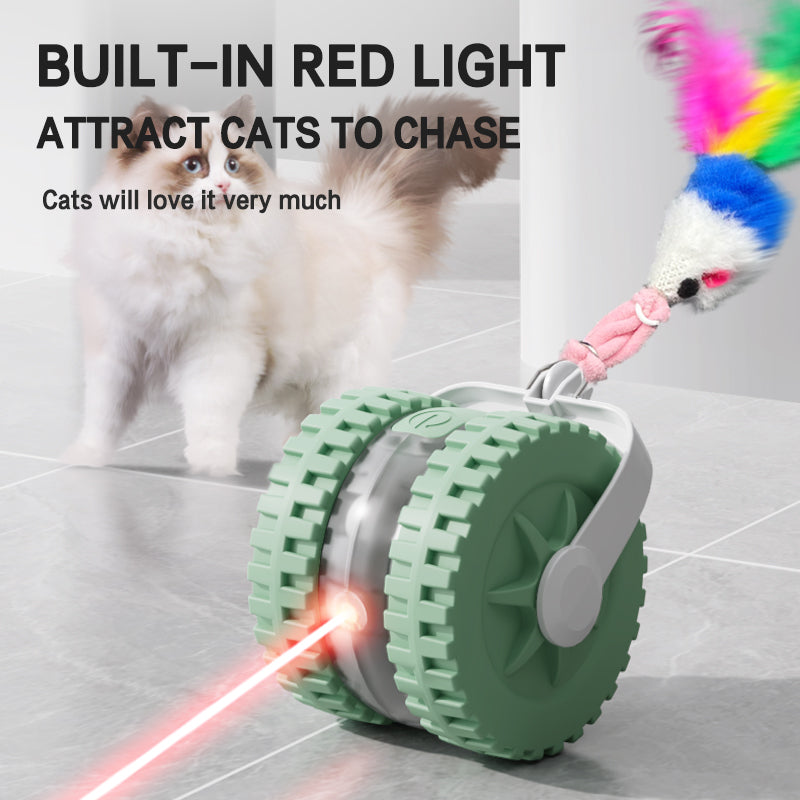 Jouet Interactif Laser & Souris pour Chat – Automatique & Manuel – Rechargeable USB-C – Doge N Cate