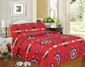 Burgundy Super Soft Sheet Set – Starburst Design