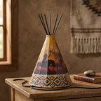 Horses Teepee Lamp