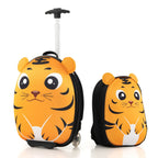 Lightweight and Portable Rolling Suitcase for Children-Pink