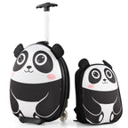 Lightweight and Portable Rolling Suitcase for Children-Pink