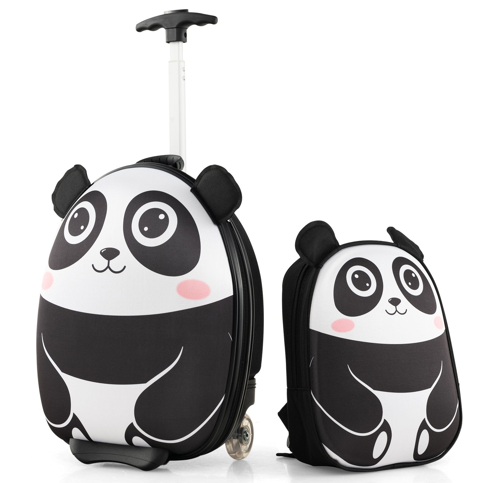 Lightweight and Portable Rolling Suitcase for Children-Pink