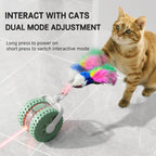 Jouet Interactif Laser & Souris pour Chat – Automatique & Manuel – Rechargeable USB-C – Doge N Cate