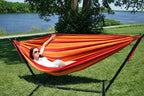 Deluxe Brazilian Double Hammock with Universal Stand