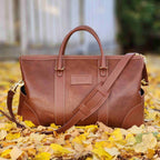 Sac Duffle Shield – Cuir Pleine Fleur Fait à la Main au Canada – Garanti à Vie – NAB Leather