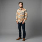 Light Blue and Orange Grand Canyon Jacket (Unisex)