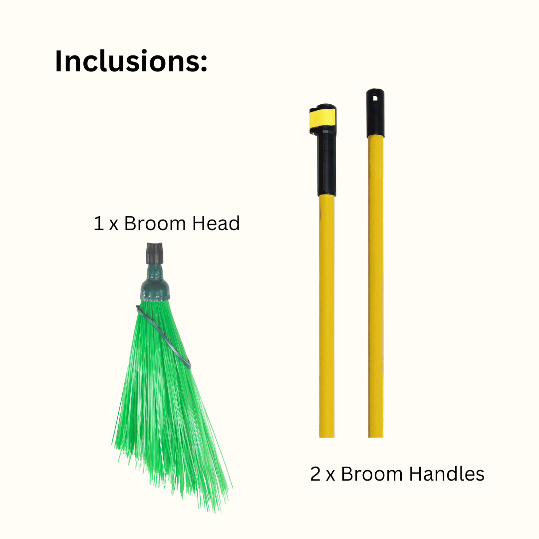 Balai Extérieur Magique Master Sweep – Fibres Épaisses Anti-UV – 1850mm