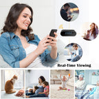 DIGITAL ALARM CLOCK AND WIFI CAMERA 1080P