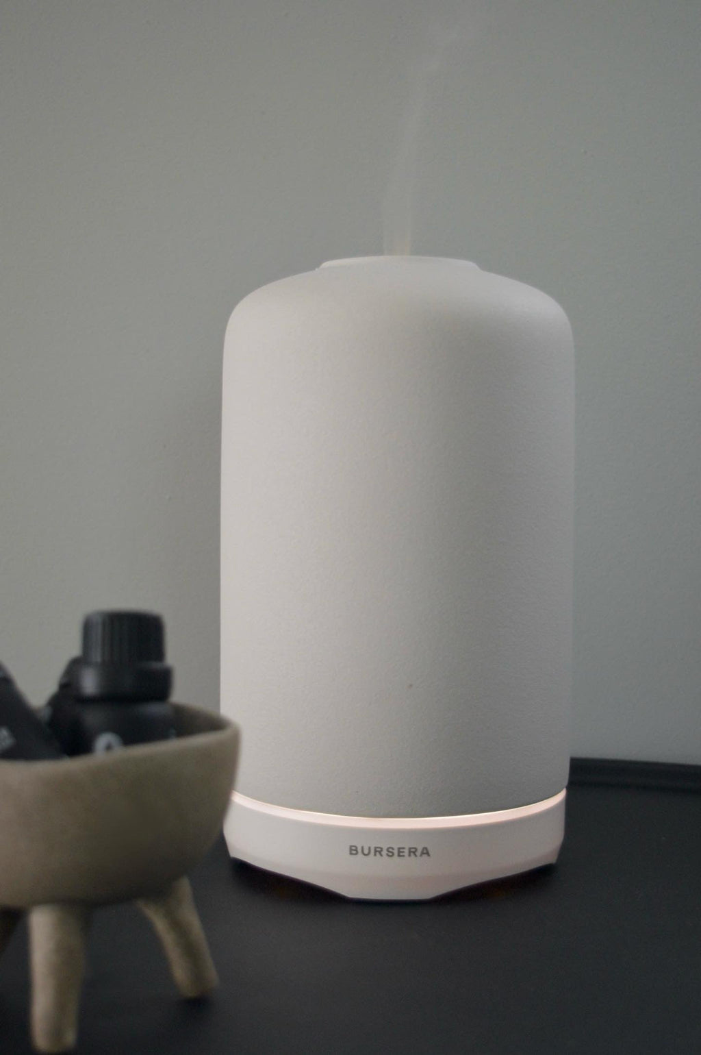 Diffuseur d'Huiles Essentielles – Céramique Blanche Matte – Bursera