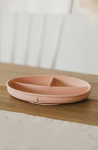 Assiette à succion divisée en silicone