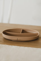 Assiette à succion divisée en silicone