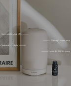 Diffuseur d'Huiles Essentielles – Céramique Blanche Matte – Bursera