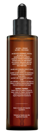 Canadian Grace Rosemary + Castor Hair Oil  - The Ultimate Root Revival For Scalp Activation & Growth Support