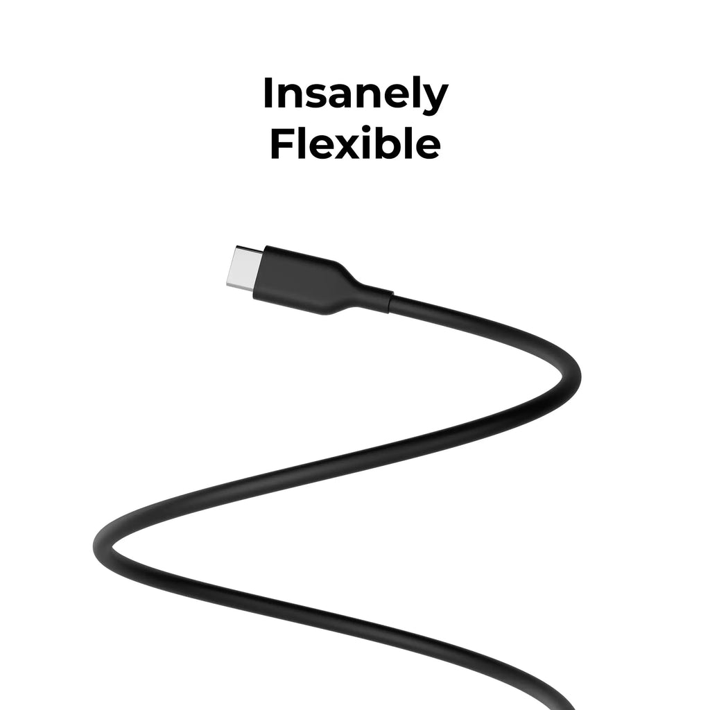 30W USB-C Compact Power Adapter (Soft-touch 1m/3ft USB-C Cable Included)
