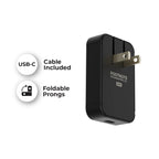 30W USB-C Compact Power Adapter (Soft-touch 1m/3ft USB-C Cable Included)