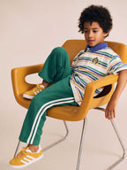 Racer Stripe Trackpant | Emerald | Huxbaby