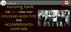 Plus Size Nursing Tank Tops