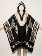 Southwestern style HandMade Wool Poncho