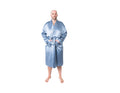 Peignoir en Soie Mulberry pour Homme – Bleu Crépuscule – Luxe & Confort – Forsters Finery