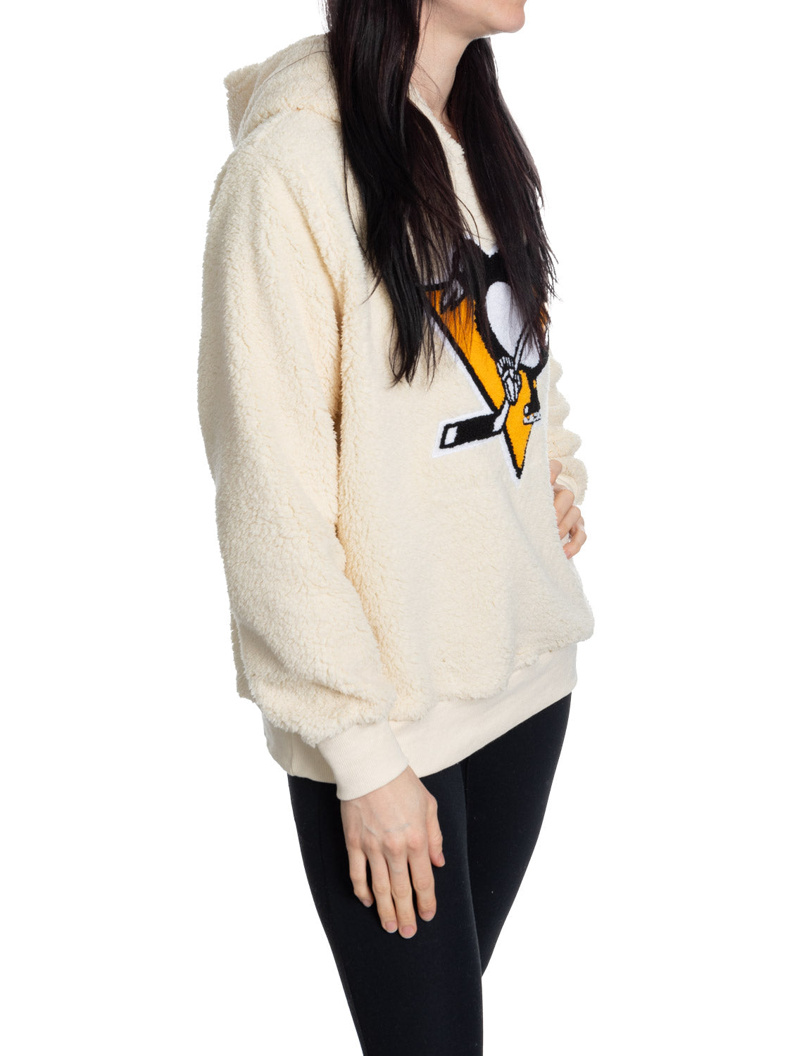 Chandail à capuche Sherpa Femme – Pittsburgh Penguins