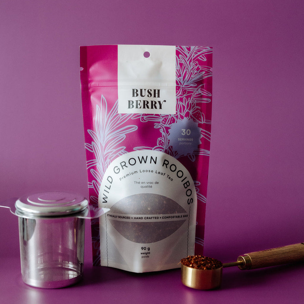 Thé Rooibos Sauvage Bio – Sans Caféine – Récolté Sauvagement – Bush Berry