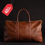 Sac Duffle Shield – Cuir Pleine Fleur Fait à la Main au Canada – Garanti à Vie – NAB Leather