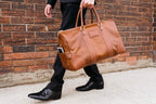 Sac Duffle Shield – Cuir Pleine Fleur Fait à la Main au Canada – Garanti à Vie – NAB Leather