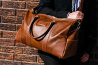 Sac Duffle Shield – Cuir Pleine Fleur Fait à la Main au Canada – Garanti à Vie – NAB Leather