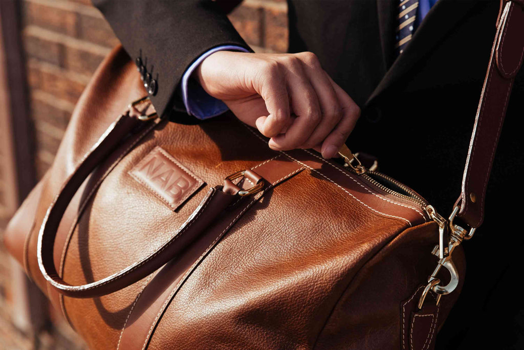Sac Duffle Shield – Cuir Pleine Fleur Fait à la Main au Canada – Garanti à Vie – NAB Leather