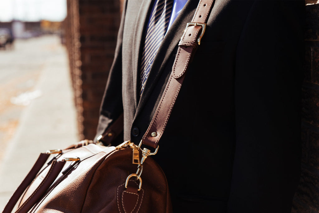 Sac Duffle Shield – Cuir Pleine Fleur Fait à la Main au Canada – Garanti à Vie – NAB Leather