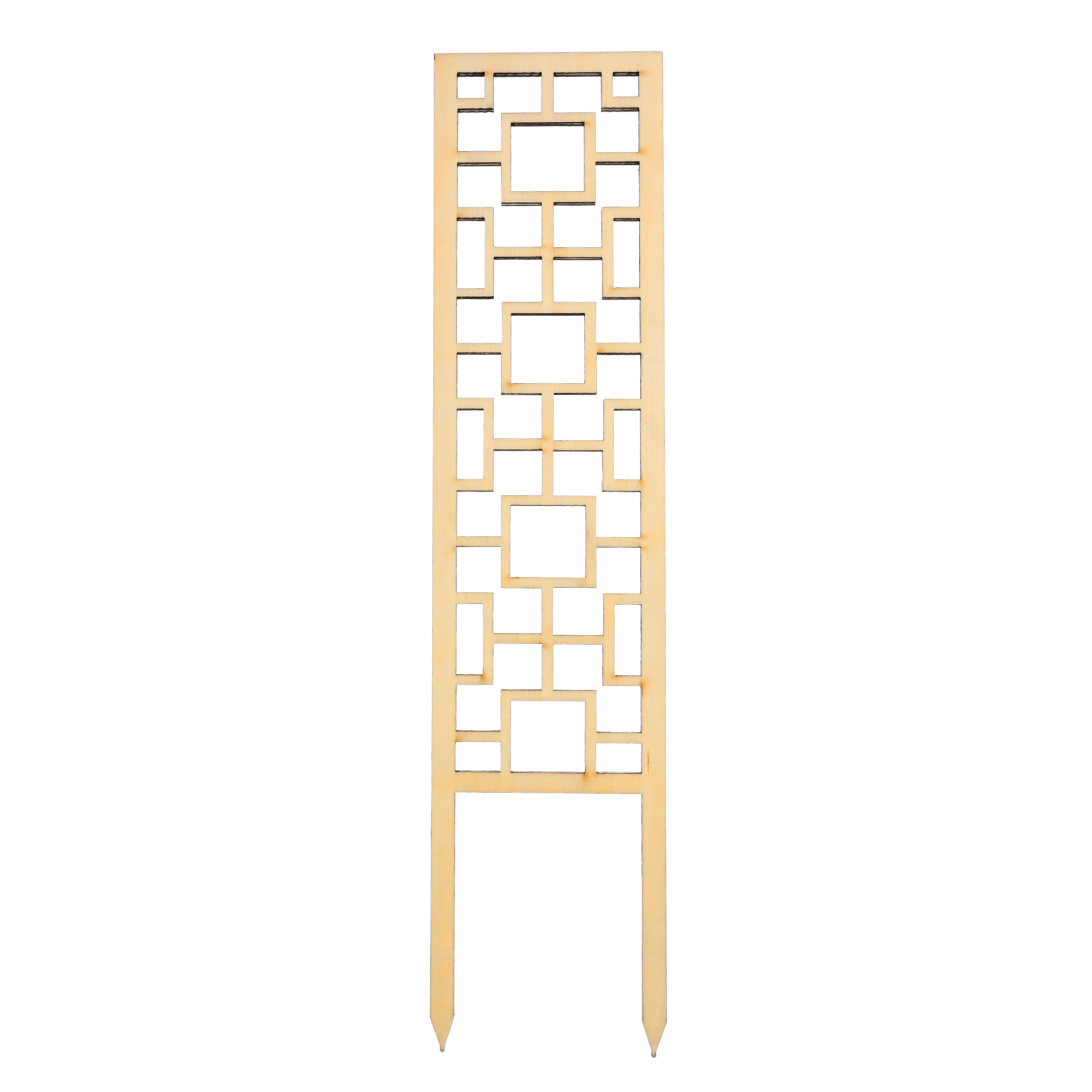 Treillis en Bois Tropical Squares – Mossify