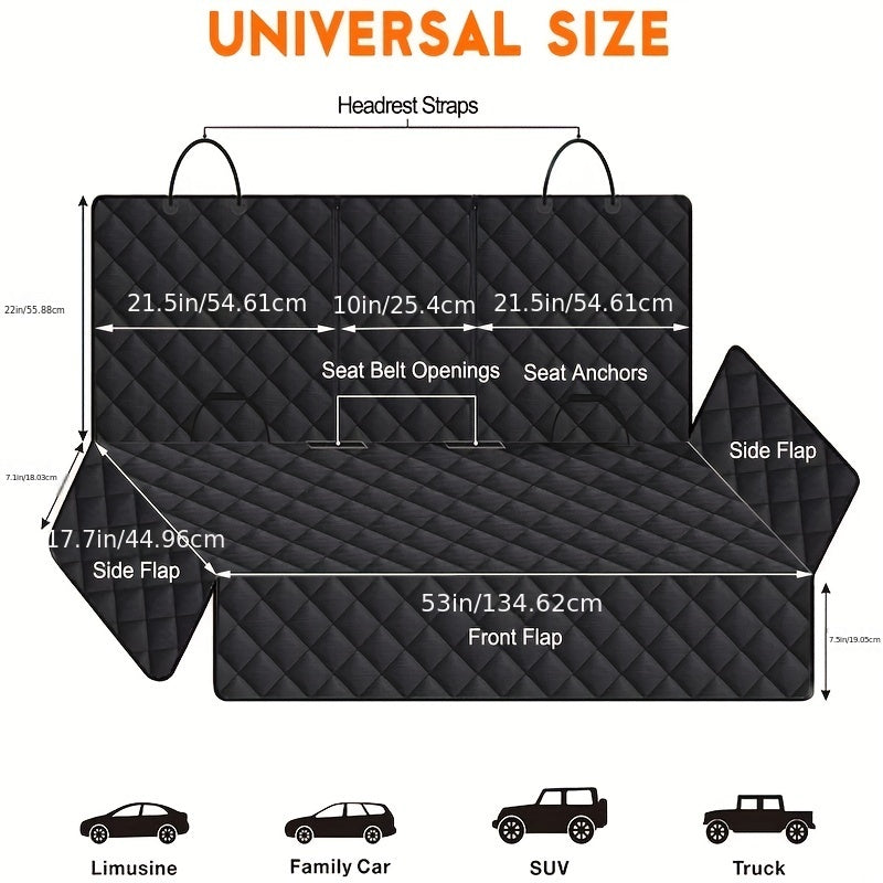 Tapis de Voiture Impérméable pour Chien – Protection Maximale