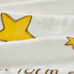 Future Stars Six-layer Cotton Baby Yellow Bath Swaddle Blanket