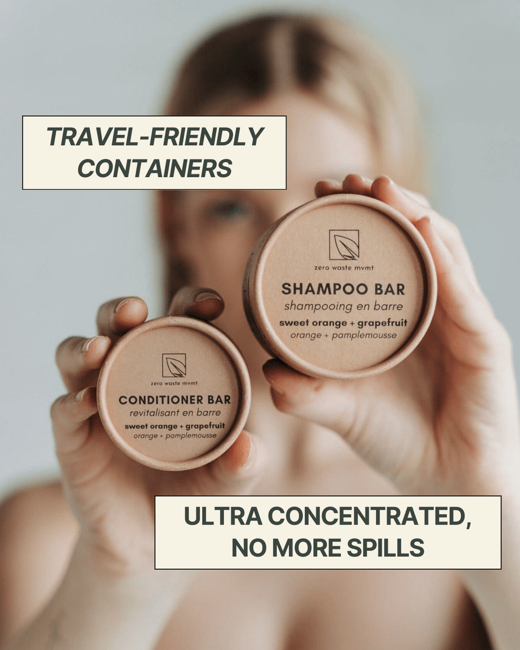 Duo Soin Cheveux Zéro Déchet – Shampooing & Après-Shampooing en Barre – Zero Waste MVMT