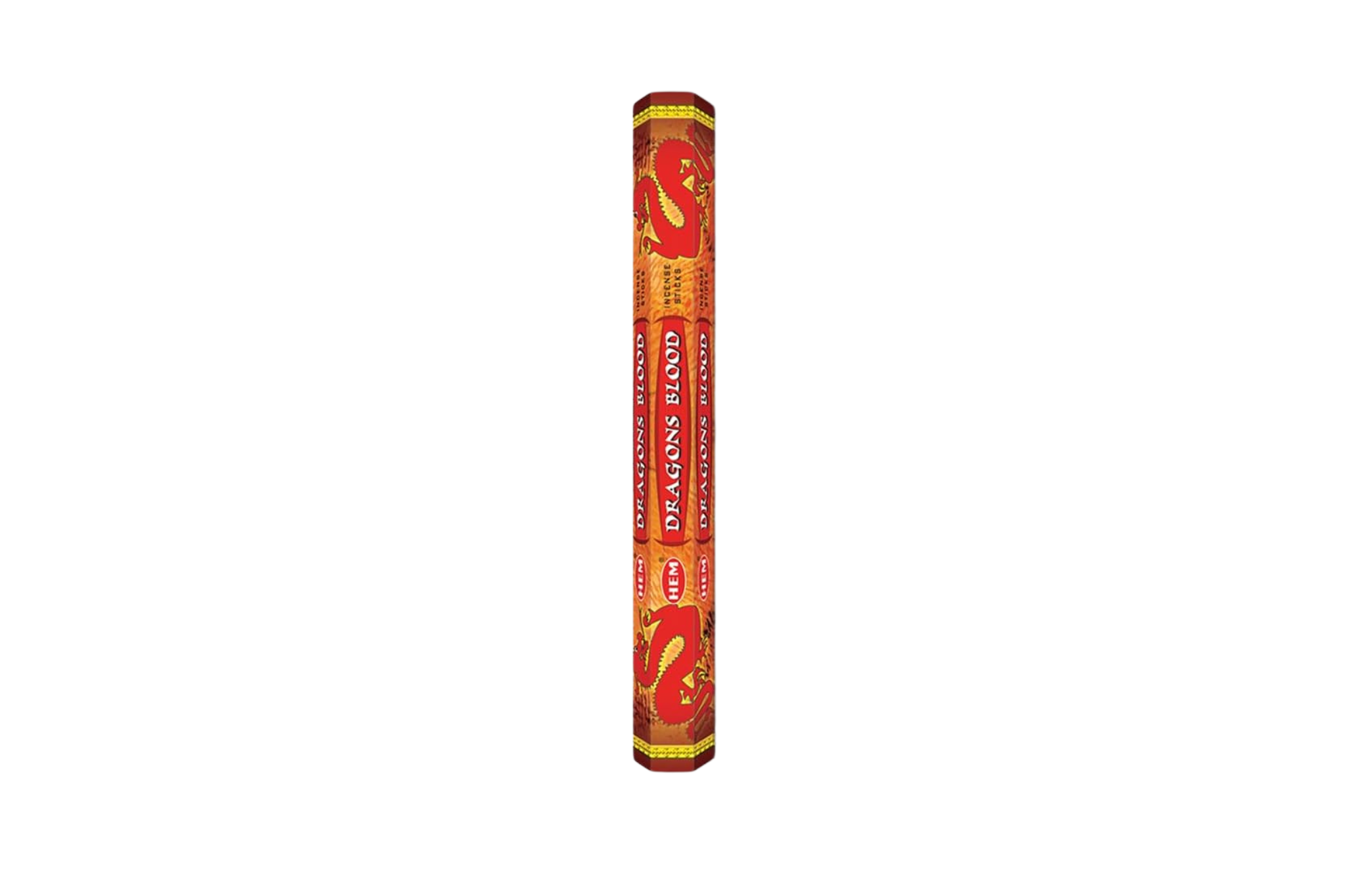 Bâtonnets d'Encens Sang de Dragon HEM – Purification & Méditation – Roulés à la Main en Inde
