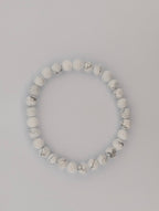 Bracelet Howlite – Pierre Naturelle – Chip, 6mm & 8mm – Fait au Canada – Legacy Crystals