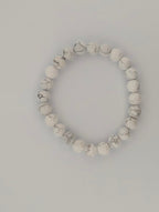 Bracelet Howlite – Pierre Naturelle – Chip, 6mm & 8mm – Fait au Canada – Legacy Crystals