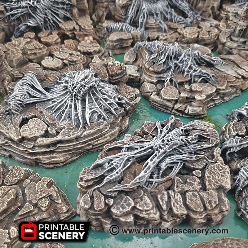 Wicked Webs – Set de 9 Pièces de Terrain Donjon – D&D / TTRPG – The Beaver and Broadsword