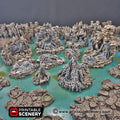 Wicked Webs – Set de 9 Pièces de Terrain Donjon – D&D / TTRPG – The Beaver and Broadsword