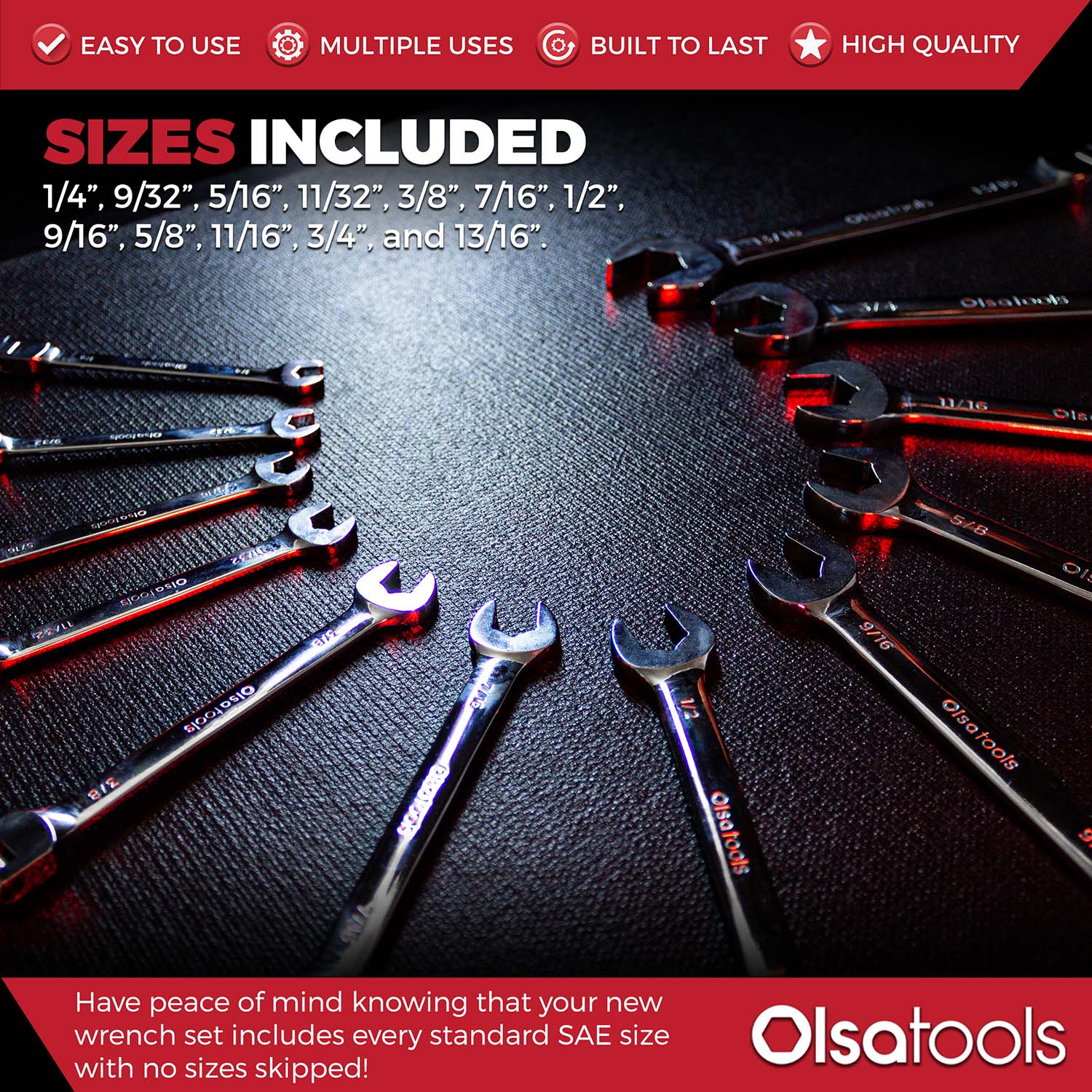Ensemble de Clés à Cliquet 120 Dents – Olsa Tools Canada