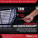 Ensemble de Clés à Cliquet 120 Dents – Olsa Tools Canada