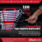 Ensemble de Clés à Cliquet 120 Dents – Olsa Tools Canada