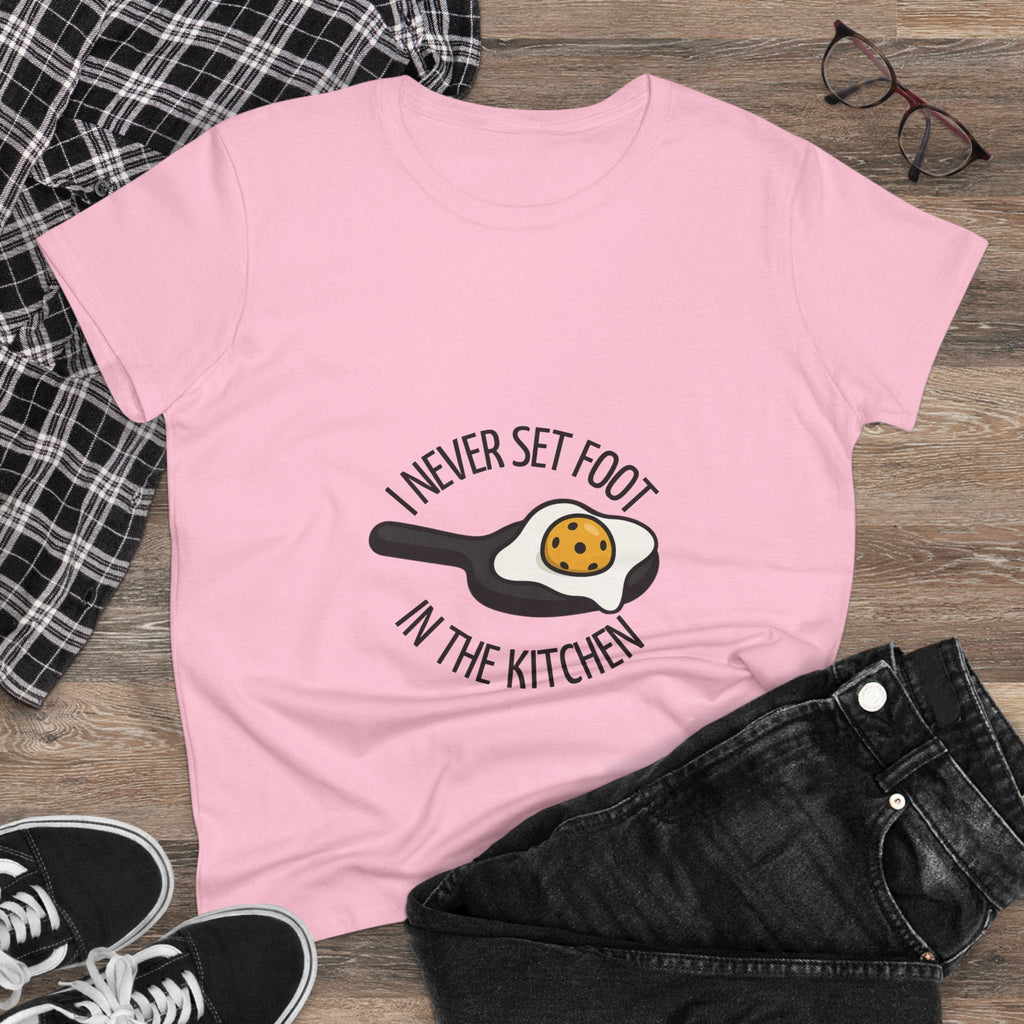 T-shirt « The Kitchen Tee » – Pickleball & Cuisine – 100% Coton