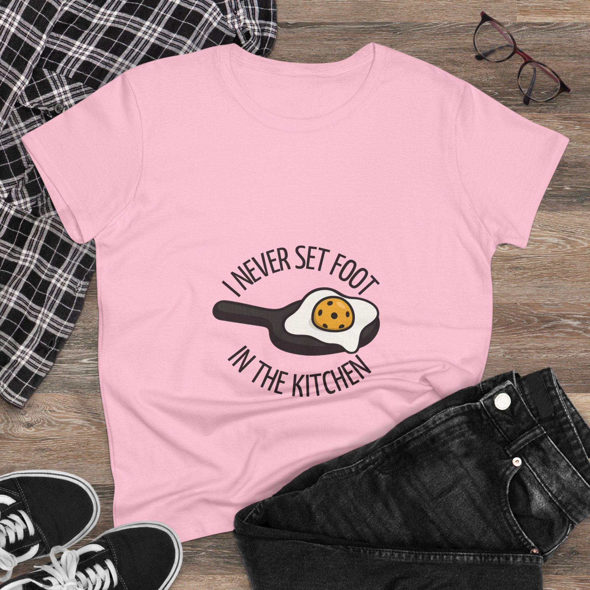 T-shirt « The Kitchen Tee » – Pickleball & Cuisine – 100% Coton