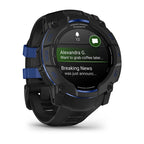 Garmin Instinct® 3 AMOLED (50 mm) - Rugged GPS Watch - Black/Bolt Blue