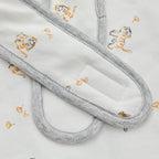 Lively Tiger Extra Warm Cotton Baby White Swaddle Wrap