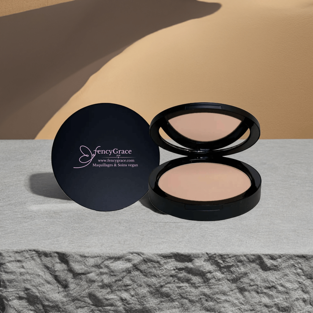 Poudre Compacte Végane FencyGrace – Fini Velouté – 12 Teintes – Fabriquée au Canada