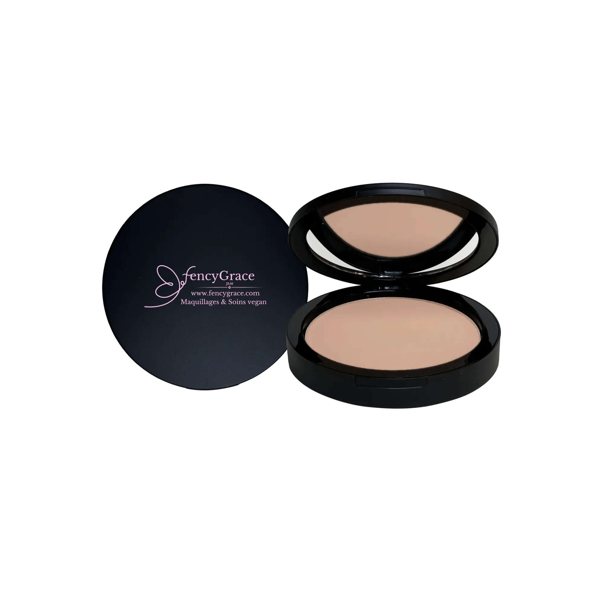 Poudre Compacte Végane FencyGrace – Fini Velouté – 12 Teintes – Fabriquée au Canada
