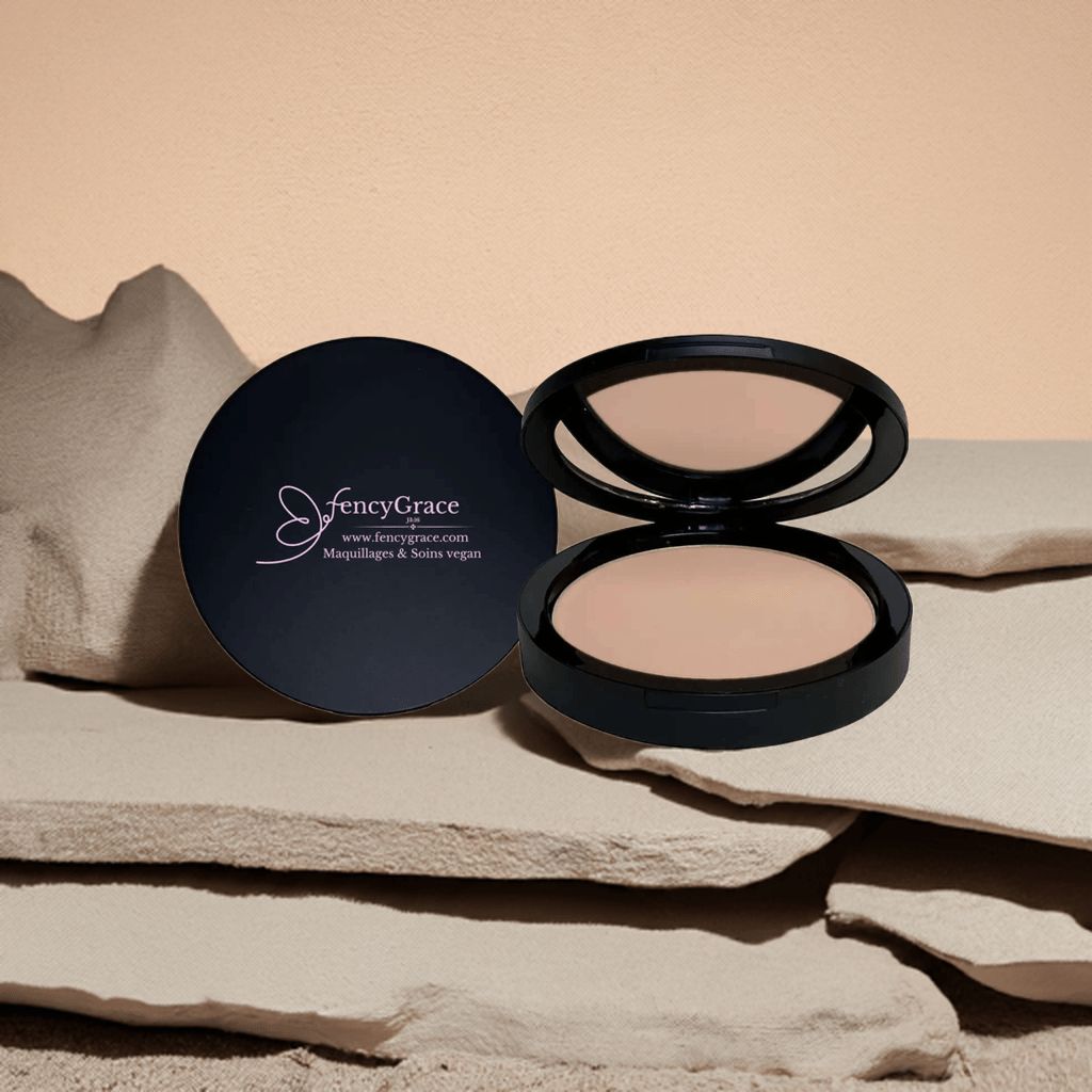 Poudre Compacte Végane FencyGrace – Fini Velouté – 12 Teintes – Fabriquée au Canada