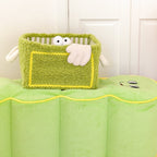 Quirky Monster Striped Storage Basket